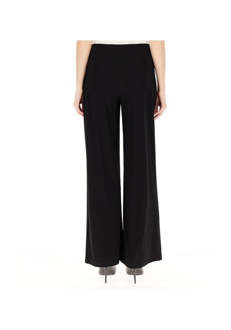 Pantalone Joseph Ribkoff donna 221340S25 Nero tinta unita wide leg gamba larga JOSEPH RIBKOFF | Pantaloni | 221340S2511